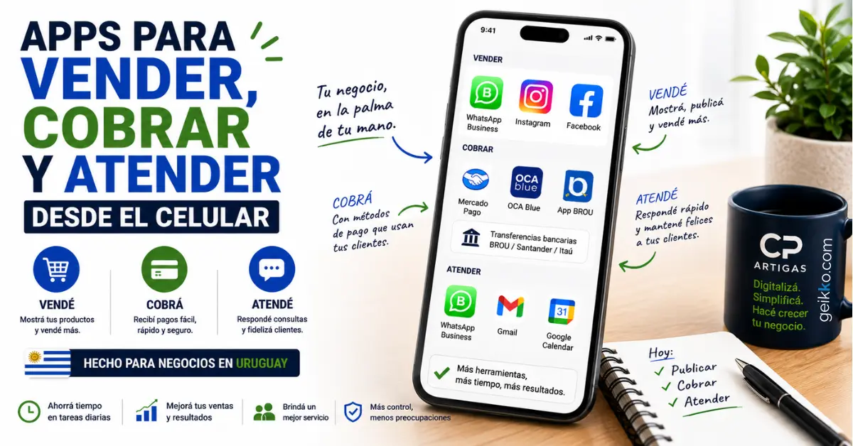 Apps para vender, cobrar y atender desde el celular